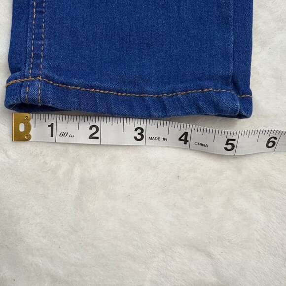 High-Waisted Skinny Button-Fly Blue Jeans By Red Bottoms Size 11/30 - Picture 10 of 13